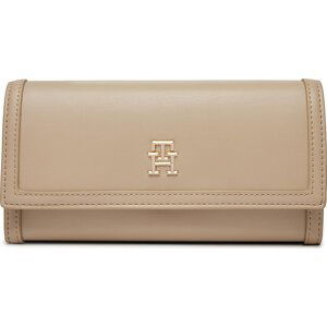 Velká dámská peněženka Tommy Hilfiger Th Central Cc And Coin White Clay AES