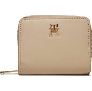 Malá dámská peněženka Tommy Hilfiger Iconic Tommy Med Za AW0AW15748 White Clay AES