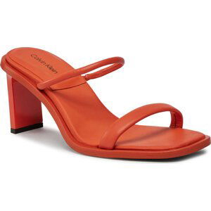 Nazouváky Calvin Klein Padded Curved Stil Slide 70 HW0HW01992 Flame XMU