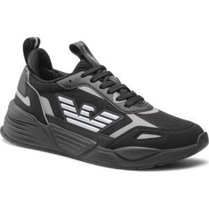 Sneakersy EA7 Emporio Armani X8X070 XK165 M826 Triple Black/Silver