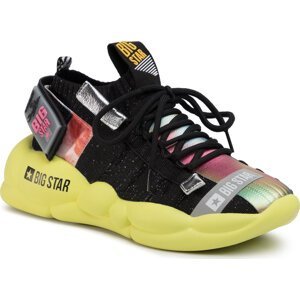 Sneakersy Big Star Shoes FF274A582A Black/Yellow