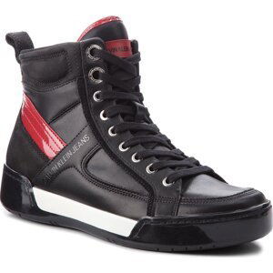 Sneakersy Calvin Klein Jeans Nicola S1774 Black/Black/Scarlet