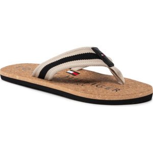 Žabky Tommy Hilfiger Cork Beach Sandal FM0FM03986 Black BDS