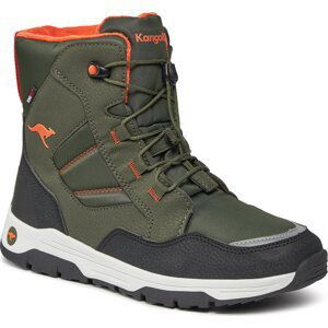 Sněhule KangaRoos K-Mj North Rtx 18928 000 8090 Military Green/Flame