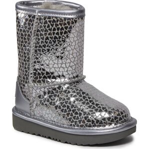 Sněhule Ugg T Classic II Gel Hearts 1151613T Slvr