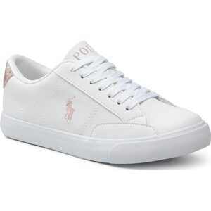 Sneakersy Polo Ralph Lauren Theron Iv RF103545 White/Pink