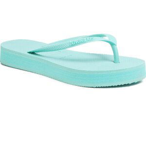 Žabky Havaianas Slim Flatform Fc 41445377611 Green Dew