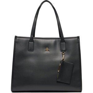 Kabelka Tommy Hilfiger Th City Tote AW0AW15690 Black BDS