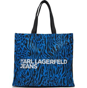 Kabelka Karl Lagerfeld Jeans 240J3901 Blue Animal Print