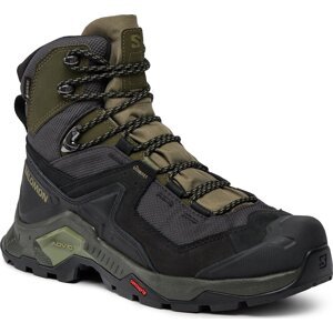 Trekingová obuv Salomon Quest Element Gtx GORE-TEX 414571 28 V0 Black/Deep Lichen Green/Olive Night