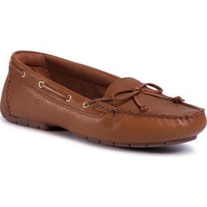 Mokasíny Clarks C Mocc Boat 261492724 Tan Leather