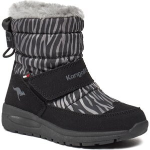 Sněhule KangaRoos K-Pe Marty Rtx 18935 000 5104 Jet Black/Zebra