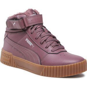 Sneakersy Puma Carina 2.0 Mid Wtr 385852 03 Dusty Plum/Puma Silver/Gum