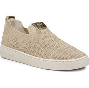 Sneakersy MICHAEL Michael Kors Juno Knit Slip On 43R3JUFSAM Pale Gold