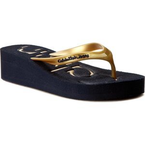 Žabky Calvin Klein Jeans Tamber R4117 Indigo/Gold