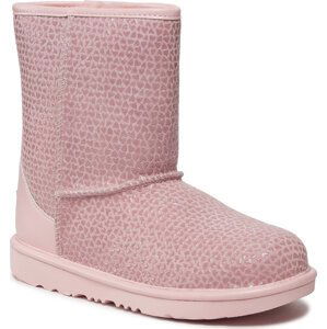 Sněhule Ugg Kids' Classic II Gel Hearts 1143730K Pink