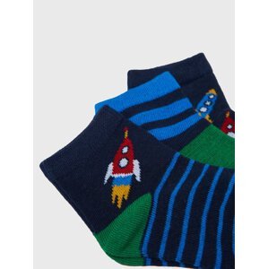 Sada 3 párů dětských vysokých ponožek OVS 1599787 Multicolor 837