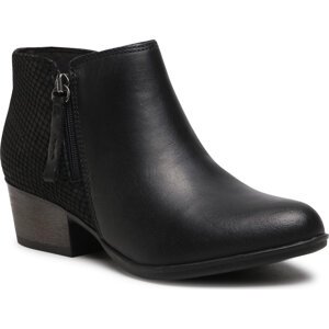 Polokozačky Clarks Adreena Hope 261530454 Black Leather