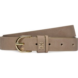 Dámský pásek Tommy Hilfiger Essential Effortless 2.5 Nubuck AW0AW15760 Smooth Taupe PKB