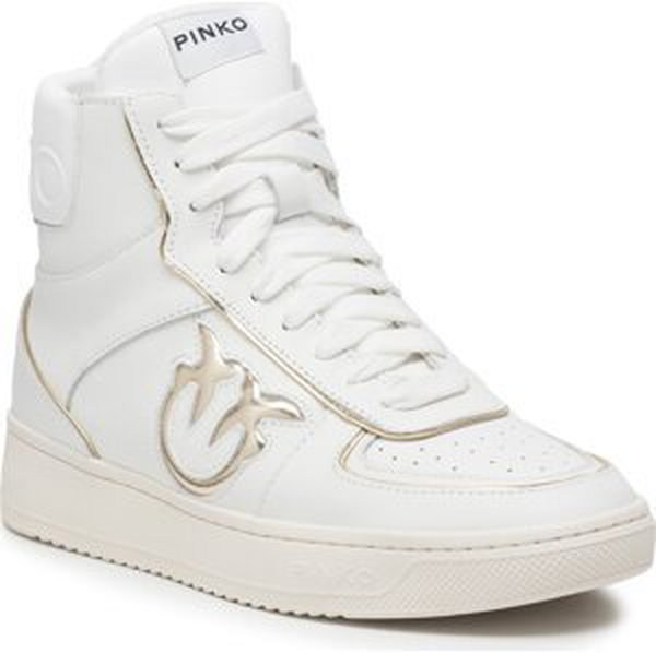 Sneakersy Pinko Nancy Basket Hi Sneaker PE 22 BLKS1 1H210R Y84V Bianco ZH1