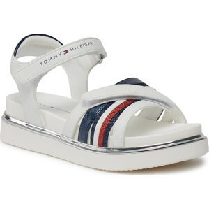 Sandály Tommy Hilfiger Velcro Sandal T3A2-33240-0273 M White/Blue X336