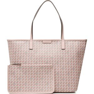 Kabelka Tory Burch Basketweave Tote 145634 Winter Peach 650