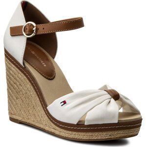 Espadrilky Tommy Hilfiger Iconic Elena Sandal FW0FW00905 Whisper White 121