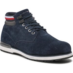 Kotníková obuv Tommy Hilfiger Outdoor Hilfiger Suede Boot Desert Sky DW5