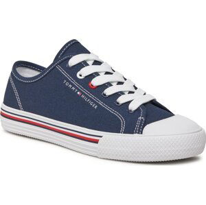 Plátěnky Tommy Hilfiger Low Cut Lace Up Sneaker T3X9-33324-0890 S Blue 800