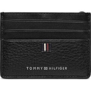 Pouzdro na kreditní karty Tommy Hilfiger Th Central Cc Holder AM0AM11858 Black BDS