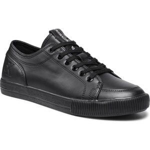 Sneakersy Calvin Klein Jeans Ess Vulc Laceup Sneaker L YM0YM00277 Triple Black 0GJ