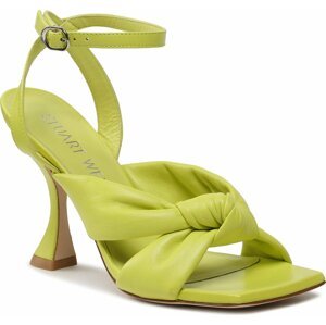 Sandály Stuart Weitzman Playa Ankl-Strp100Kn SD881 Pistachio