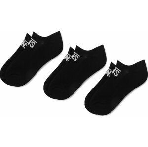 Sada 3 párů dámských vysokých ponožek Vans Classic Kick VN000XNRBLK Black