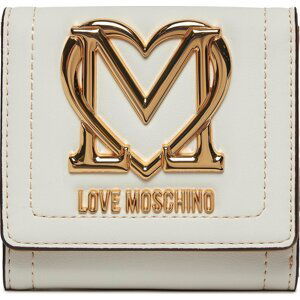 Pouzdro na kreditní karty LOVE MOSCHINO JC5723PP0HKG0120 Offwhite