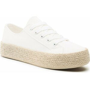 Espadrilky DeeZee WS19130-3 White