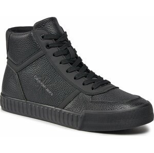 Sneakersy Calvin Klein Jeans Skater Vulc Mid Lth YM0YM00809 Triple Black 0GT