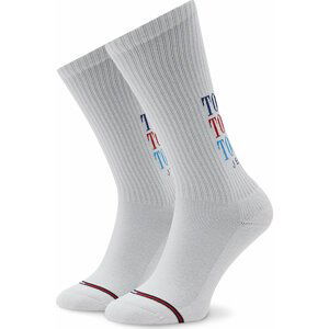 Klasické ponožky Unisex Tommy Jeans 701220282 White 001