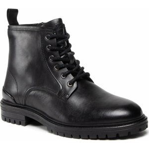 Kozačky Pepe Jeans Ned Boot Relief PMS50223 Black 999