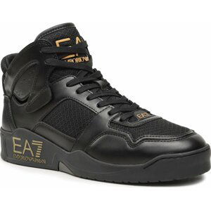 Sneakersy EA7 Emporio Armani X8Z039 XK331 M701 Triple Black+Gold