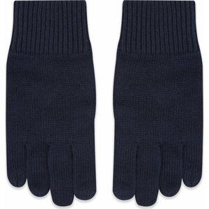 Pánské rukavice Tommy Hilfiger Essential Flag Knitted Gloves AM0AM11048 Space Blue DW6