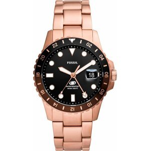 Hodinky Fossil Blue FS6027 Black/Rose Gold