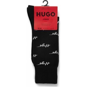 Pánské klasické ponožky Hugo 50491194 Black 1