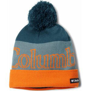 Čepice Columbia Polar Powder™ II Beanie Night Wave/Metal/Bright Orange 414