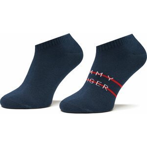 Sada 2 párů pánských nízkých ponožek Tommy Hilfiger 701222188 Navy 004