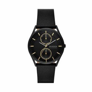 Hodinky Skagen Holst Multifunction SKW6911 Black/Black