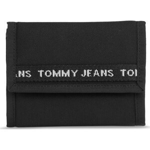 Pánská peněženka Tommy Jeans Tjm Essential Nylon Trifold AM0AM11720 Black BDS