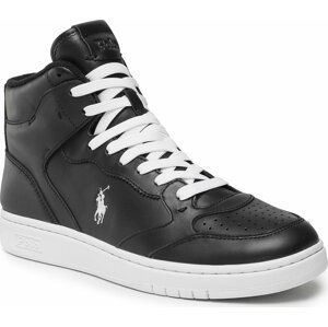 Sneakersy Polo Ralph Lauren Polo Crt High 809877680002 Black