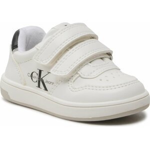 Sneakersy Calvin Klein Jeans Low Cut Velcro Sneaker V1X9-80548-1355 M White 100