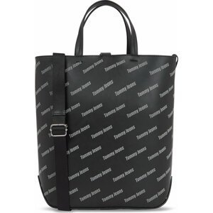 Kabelka Tommy Jeans Tjw Must Tote Aov Print AW0AW15646 Black Allover Print 0GJ