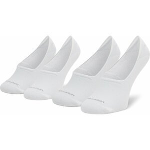 Sada 2 párů dámských ponožek Calvin Klein 701218771 White 002